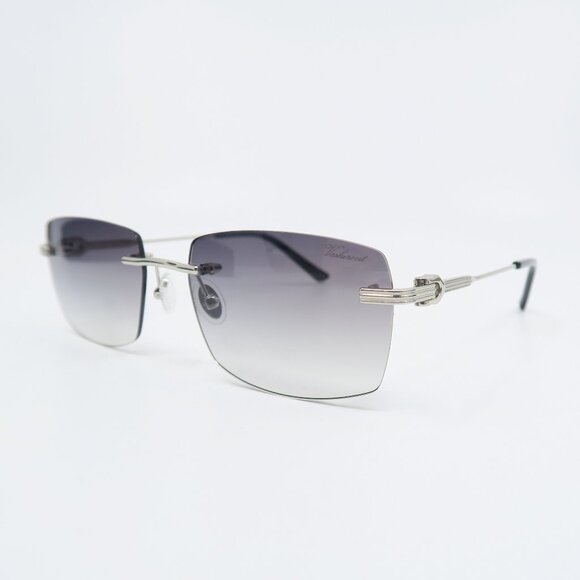 Paul Vosheront PV 635S C2 23KGP Silver/Grey Gradient, Rimless, New Sunglasses. - Picture 4 of 11